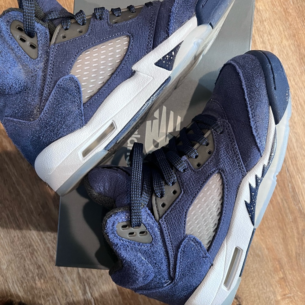 Navy Air Jordan 5’s